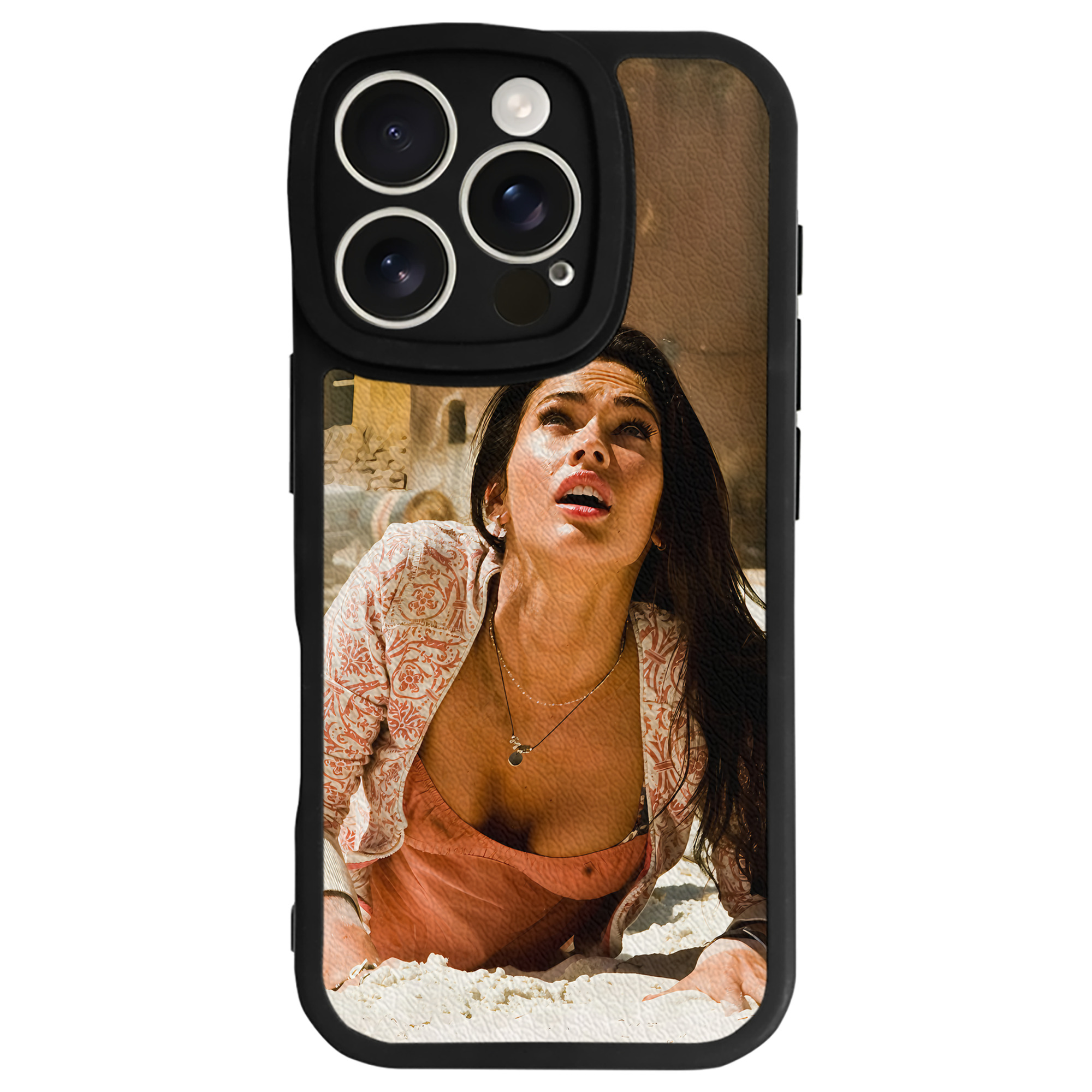 （画像用） Transformers トランスフォーマー 【iPhone 16シリーズ対応】シリコンスマホケース（レザー調） 材質：シリコン